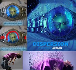 极品PS动作－墨点抽离（第三版）：Dispersion Photoshop Action